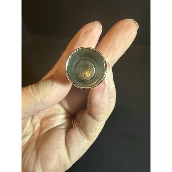 Souvenir Silver Tone Thimble TWE  Atlanta, Georgia Skyline - Picture 6 of 6